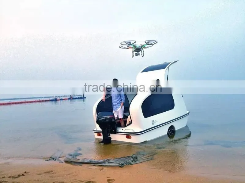 2016new type fiberglass boat trailer for sale