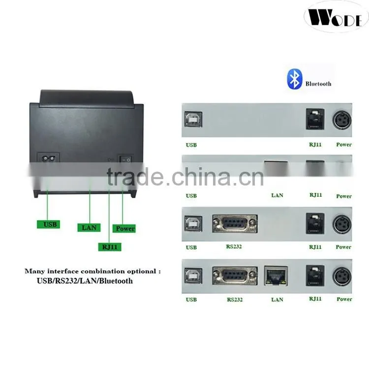 Cheap price 80mm thermal printer receipt printer pos printer with auto cutter