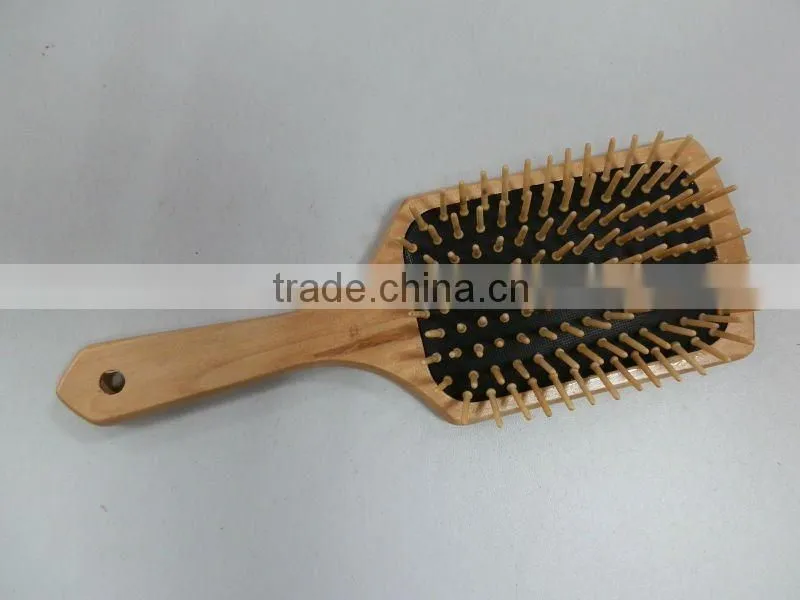 professional wooden paddle hair brush
