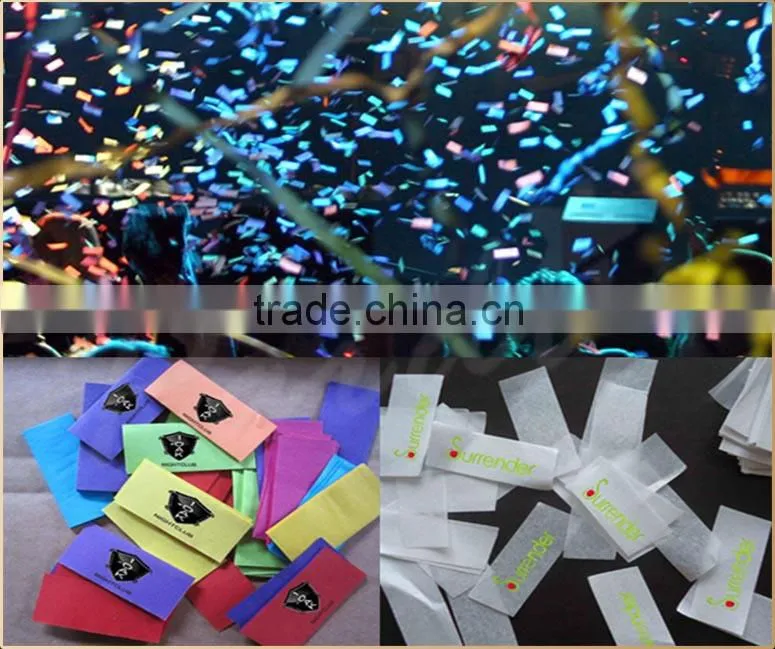 Wholesale gold mylar confetti metallic confetti paper