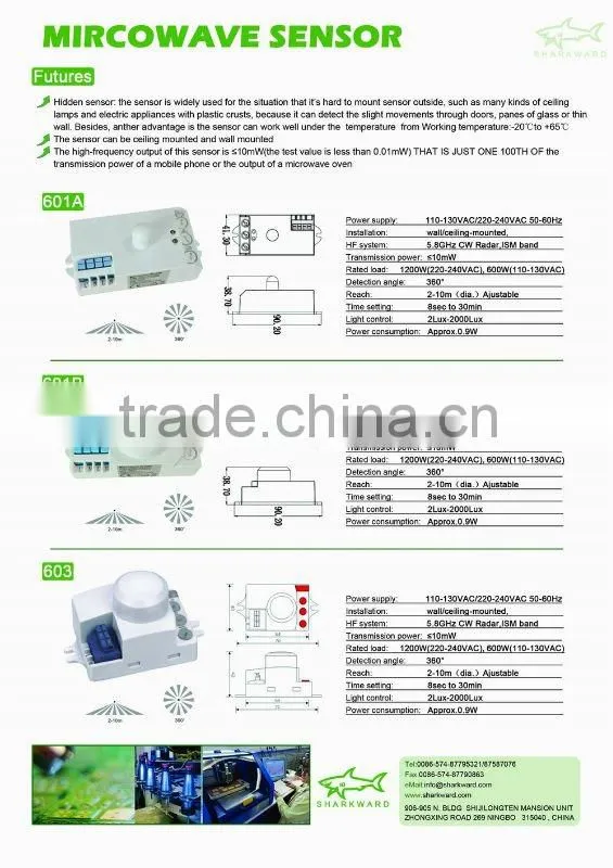 SK603 Small Motion Sensor Light Switch
