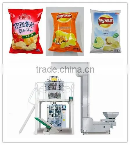 Fried chips automatic weighting Packaging Machine