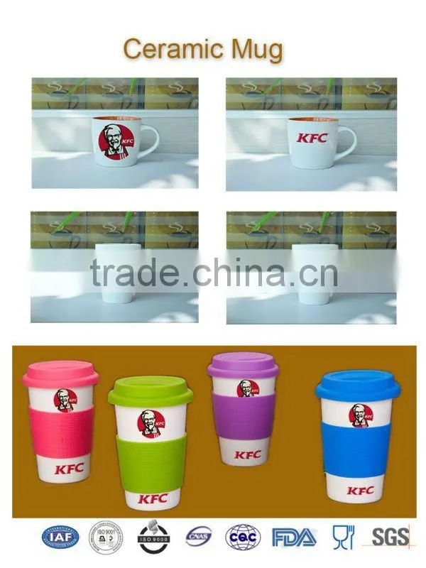 ceramic KFC promotion mug