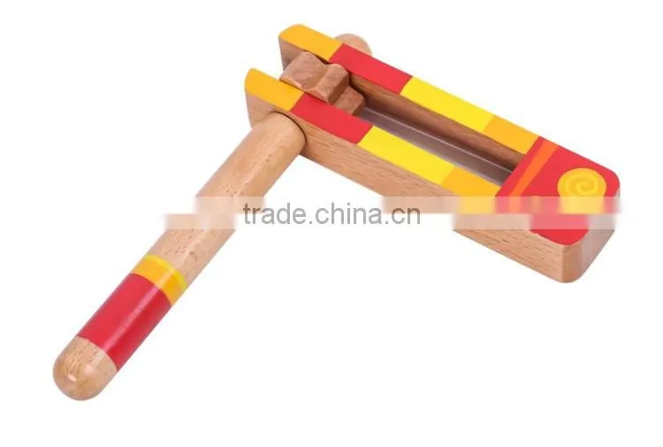Mini Colourful Wooden Castanet