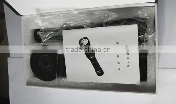 Mini police flashlight IP67 rechargeable LED flashlight