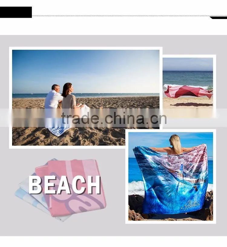 100% Microfiber Transfer Printed Beach Towel