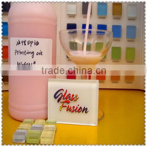 water based printing ink for peacock mosaic manufacture