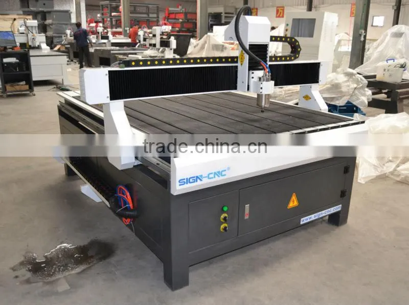 Hot sale china cnc router machine 1200 x 600 for cutting aluminum sign making
