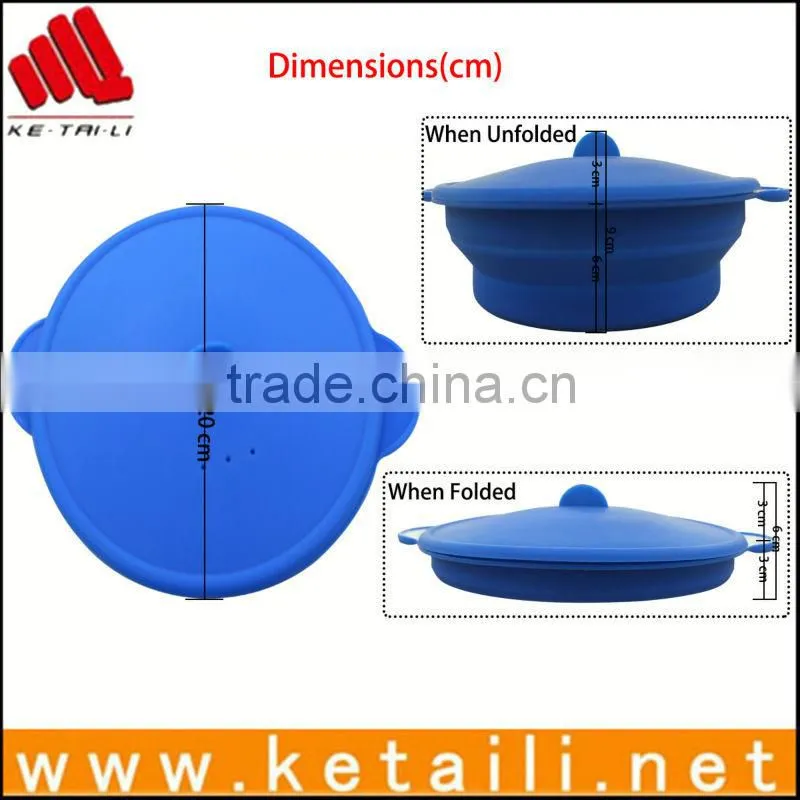 Shenzhen Wholesale Kitchen Utensil Set Silicone Collapsible Bowl