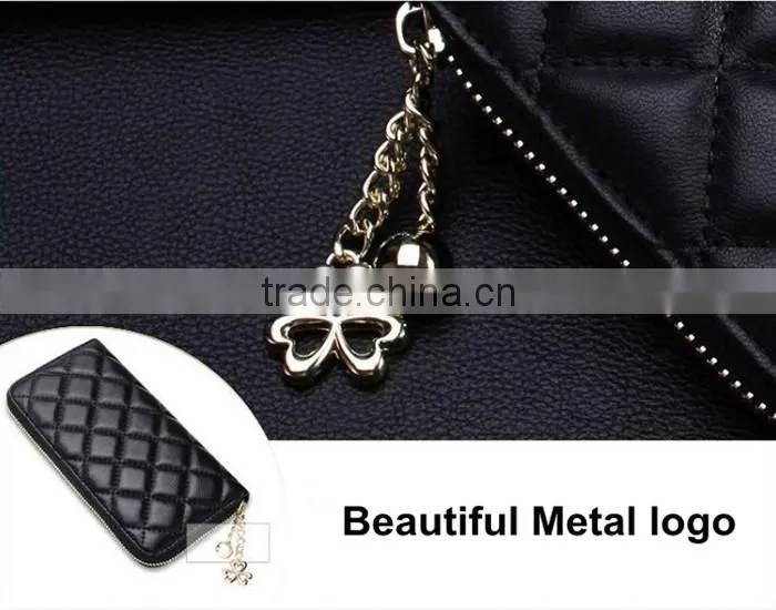 New Arrive Women Long Wallet Lozenge ladies Credit Holders Coin Purse