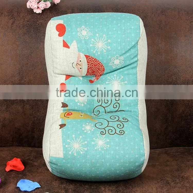2015 new Lovely Santa Claus and Milu deer waist cushion cover Office pillow