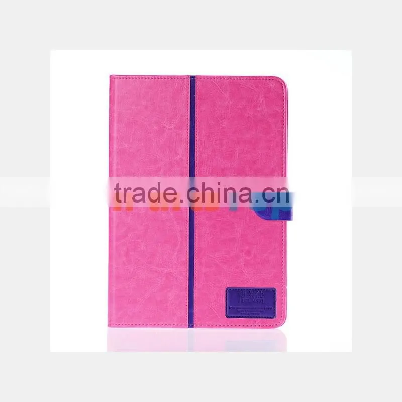 Wholesale Colored Leather Case For iPad 2 3 4 Flip Cover TPU Protective Book Case