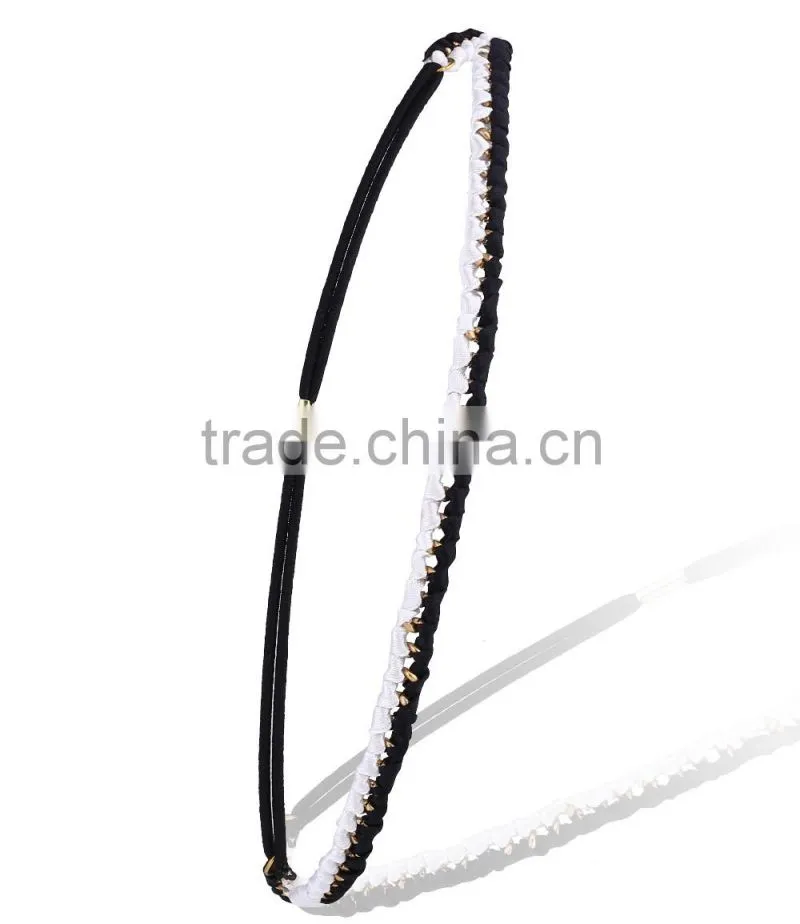 Women Fashion Rhinestone Crystal Head Chain Jewelry Headband Headpiece Hair band
