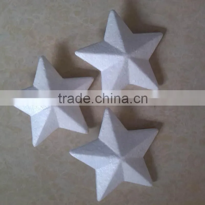 polystyrene christmas star for decoration