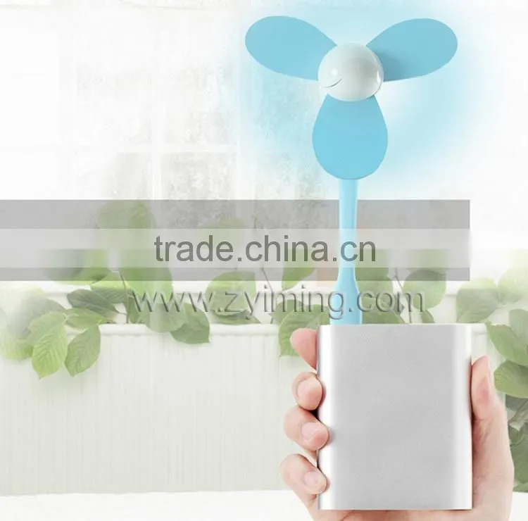 Zyiming hot selling summer mini fan YM-F28 usb led fan with strong wind