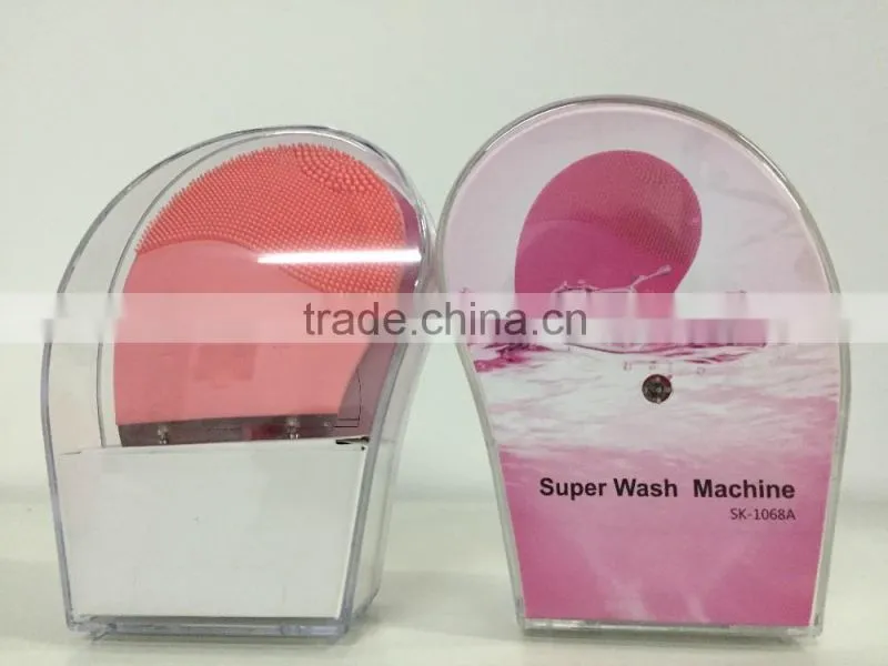 Electric facial brush cleansing beauty face cleaser massager