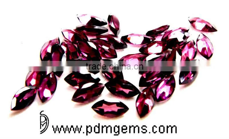 Rhodolite Garnet Marquise Cut Faceted Lot For Rings From Wholesaler