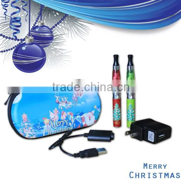 2014 hottest Dovic Ego leather case ecigarette portable charger case