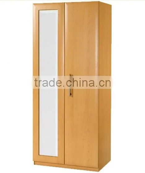 2 door kd Melamine Mirror wardrobe