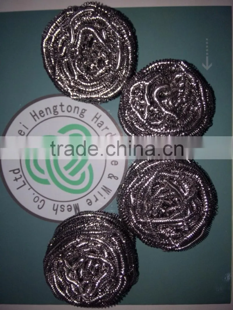 Kitchen cleaning stainless steel scourer