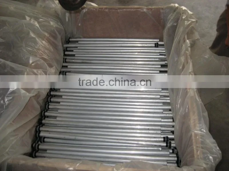 Aluminum rod threaded