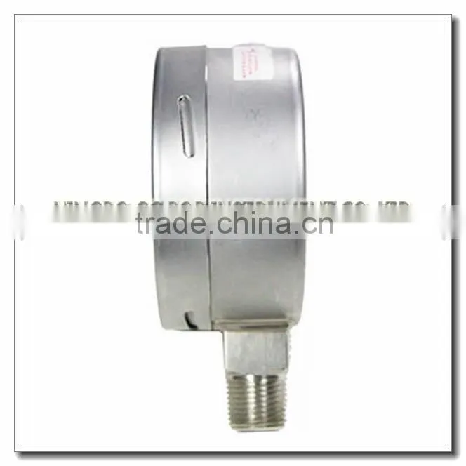 High quality 4 inch all stainless steel oil filled manometer
