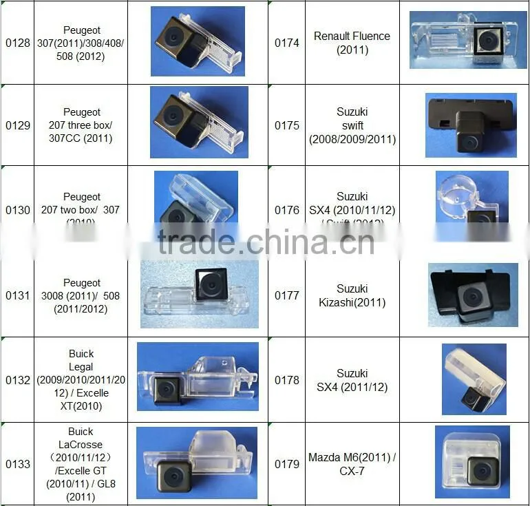 Waterproof IP68 Special OEM Design CCD Car Backup Camera for AUDI A4