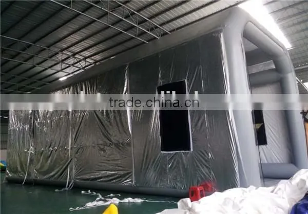14m giant inflatable spray booth for cars / portable paint booth for garage