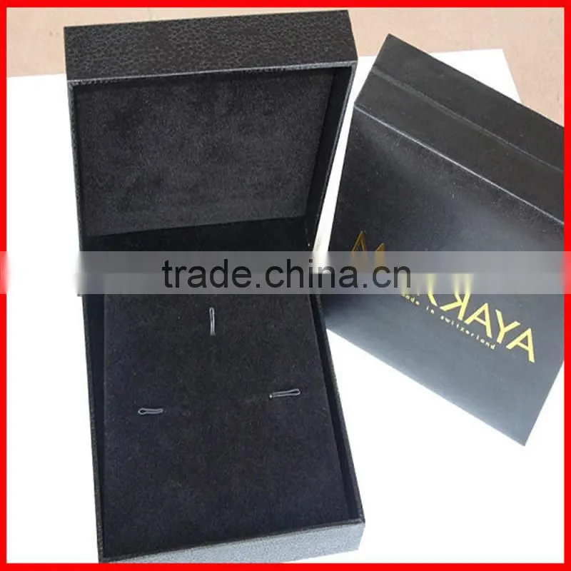 Bottom Price luxury Paper Black plastic jewelry box