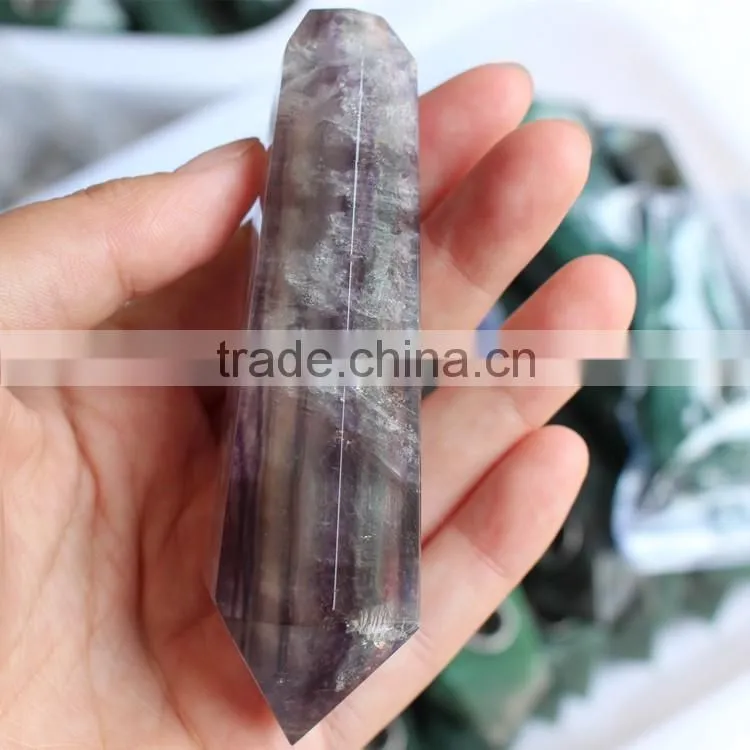 Polished Fluorite Crystal Hand Pipe Smoking Pipes