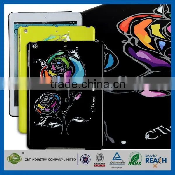 C&T Ctunes series Luxury Gold Siliver foil hard plastic case for iphone 5