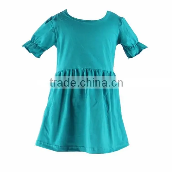 2016 kaiyo OEM service girls clothing short sleeve pictures of latest gowns designs girls pearl dress boutique kids clothes