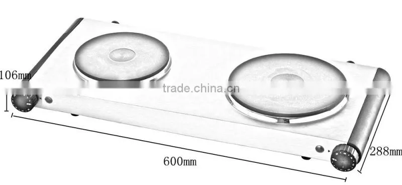 Electric Double Hotplate