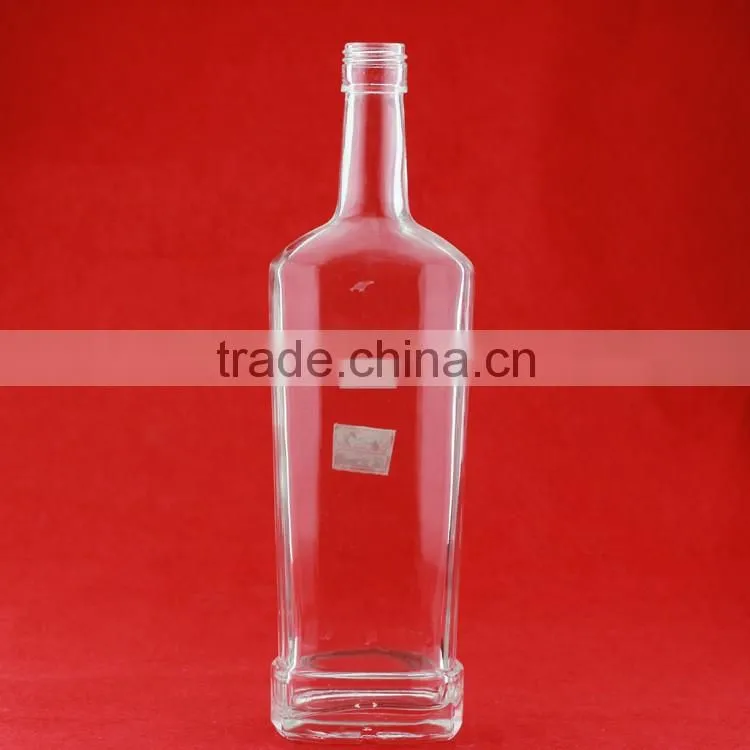 Bulk wholesale frosted alcohol bottles liquor 700ml bottle crok lovely shape bottles