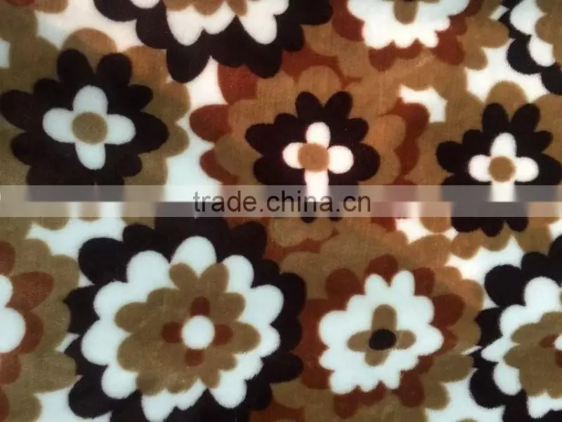 Very Soft Thick Printed Flannel Velvet for Pajamas Women /Blanket
