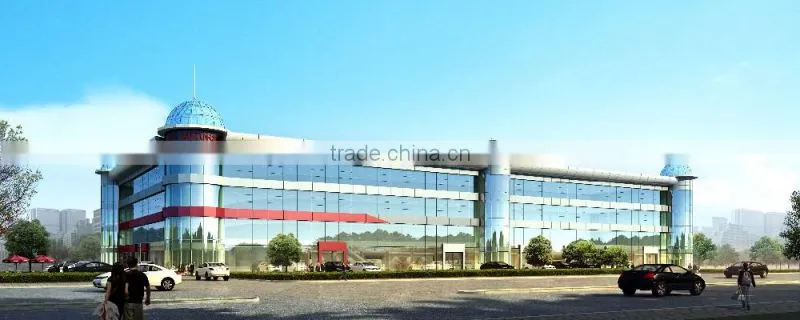 Yekalon top selling and to quaility hidden frame glass curtain wall