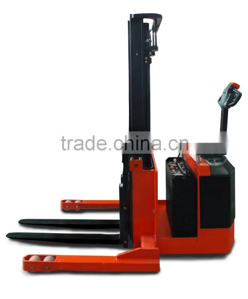Straddle legs Electric Stacker 1.4/1.8Ton with Anti-rolling back brake