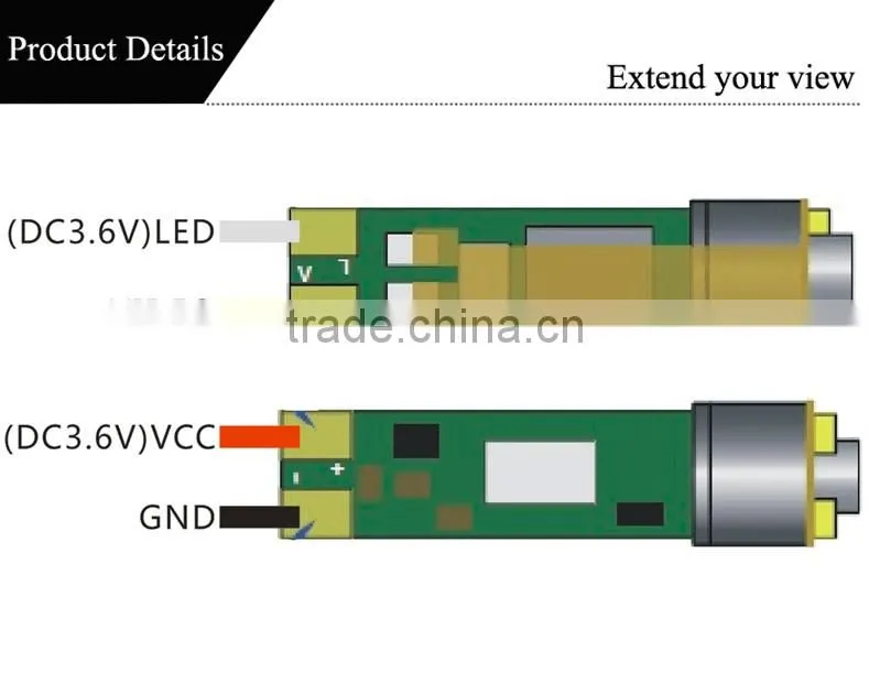 320*240 pixels 3.5mm otoscope camera module