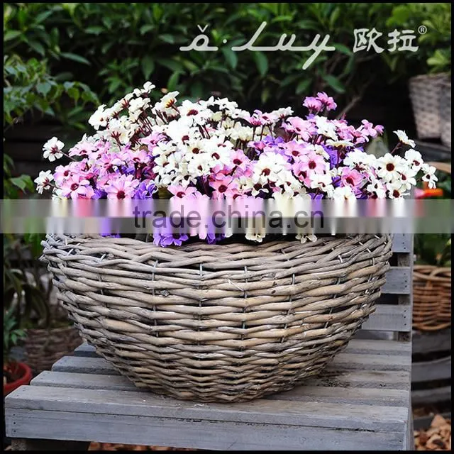 willow and wire basket