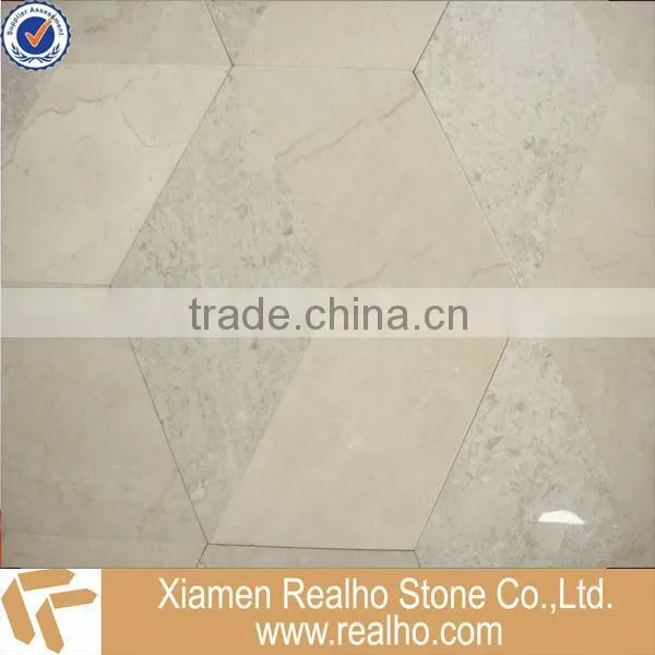 carrara white hexagon marble tile