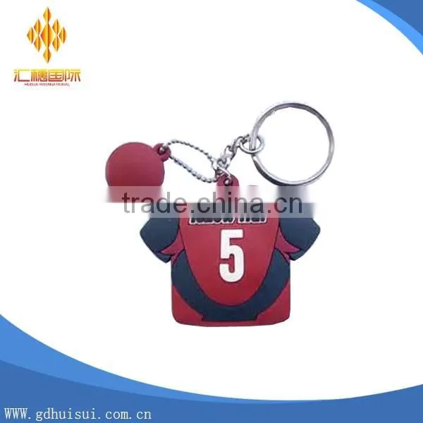 Top sale rubber soft PVC retractable key chain