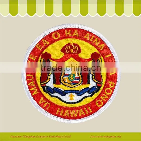 Customed Birds Embroidery Badge In Clothes