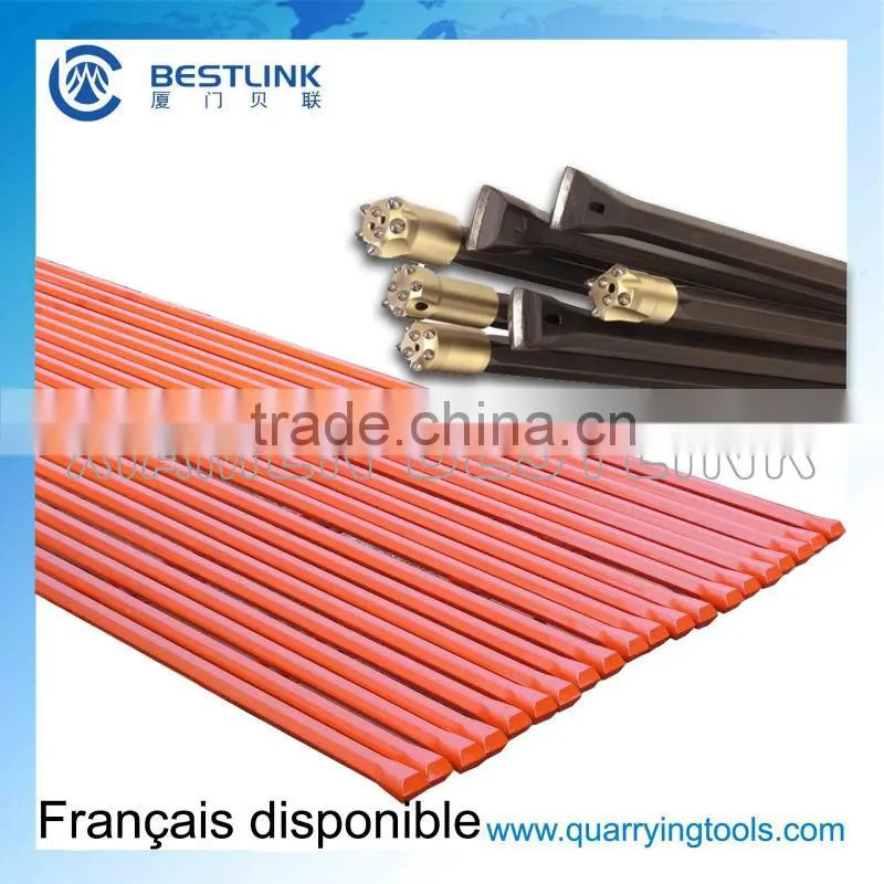 Low cost Hex22 *108mm monoblock drill rod in quarry and mine