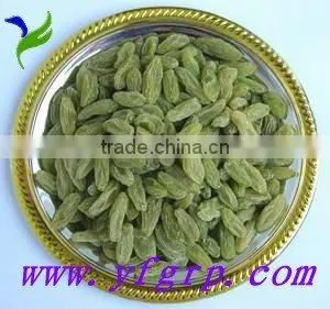 Dried green Raisins Thompson and Flame