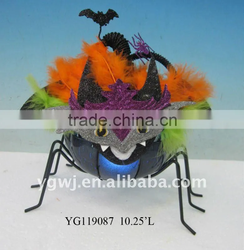 halloween pumpkin decoration with party mask