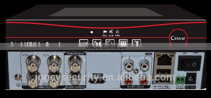 High Quality Onvif Linux embeded DVR/HVR/NVR 3 in 1 Rohs standalone P2P real time h.264 cctv 9ch hybrid DVR HOT SALE