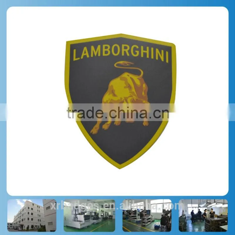 custom fashion decorative metal car label