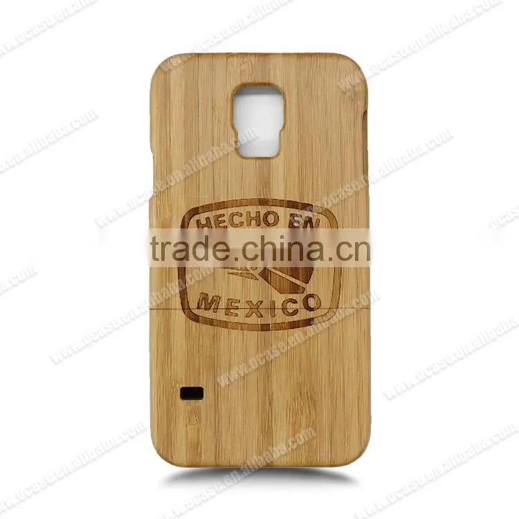 Bamboo cell phone case for samsung galaxy s5 phone case for mobile phone accessory