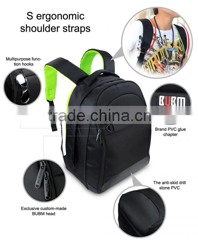 BUBM 2015 New Style Durable detachable Sports Bag Customized Backpack Laptop Bags