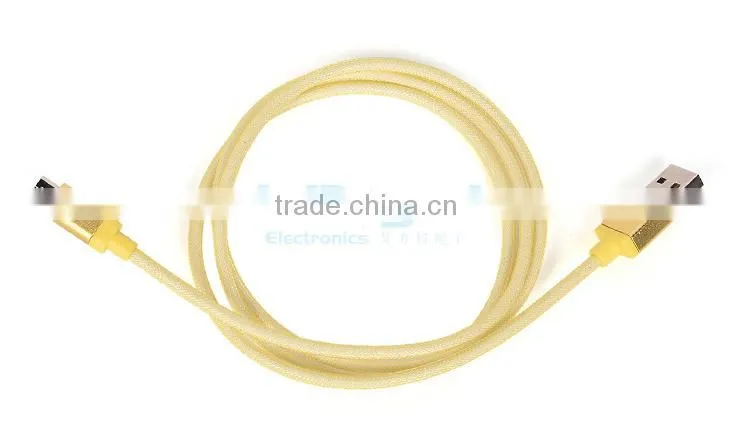 HOT Aluminum sell double side drawing usb cable for mobile phone